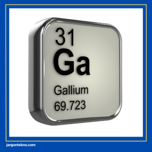 Menggunakann Material Gallium Nitride (GaN).